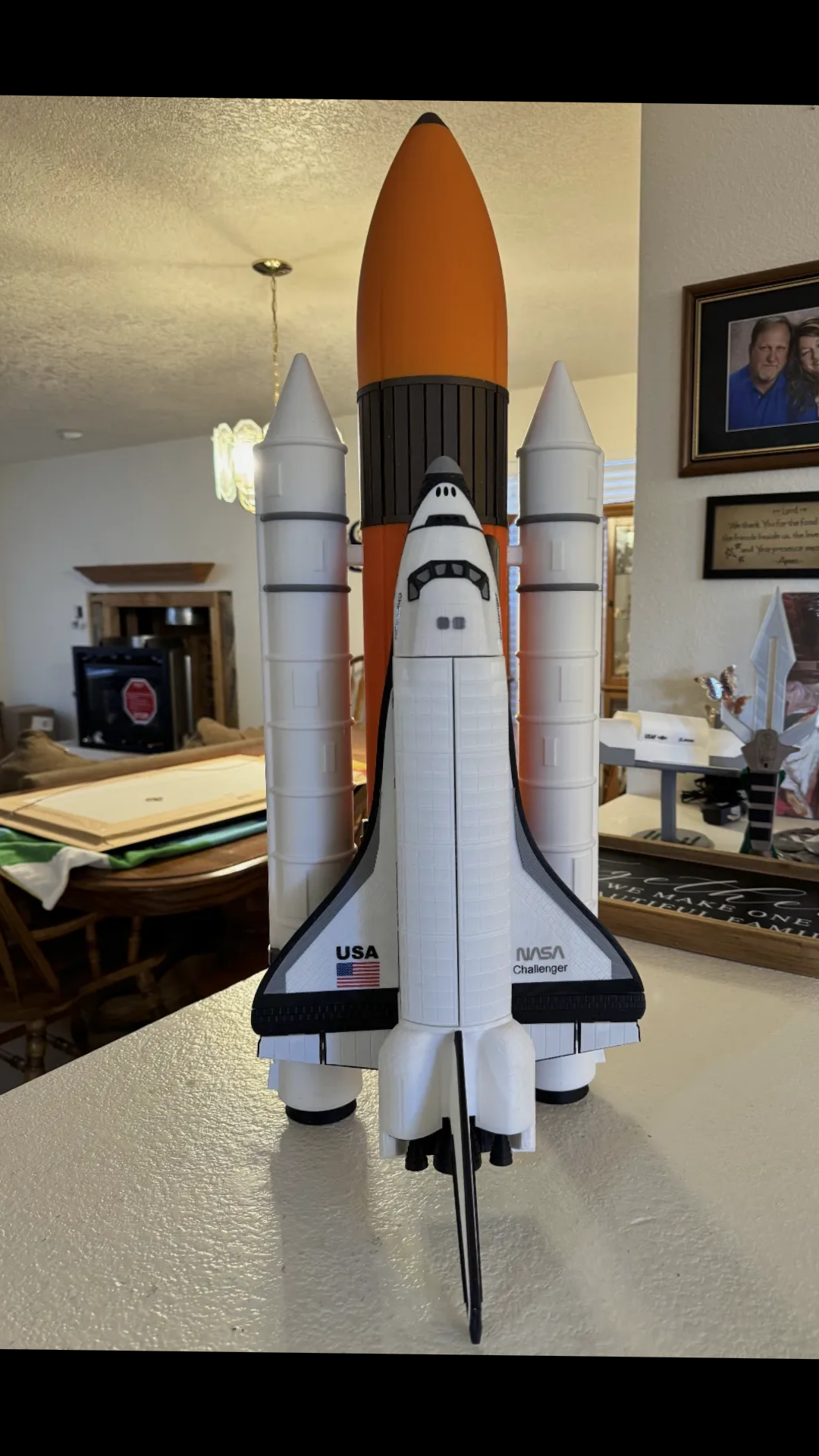 Space Shuttle Endeavour Booster Pack 50cm Tall (1:48 Scale) (Space Shuttle not Included)