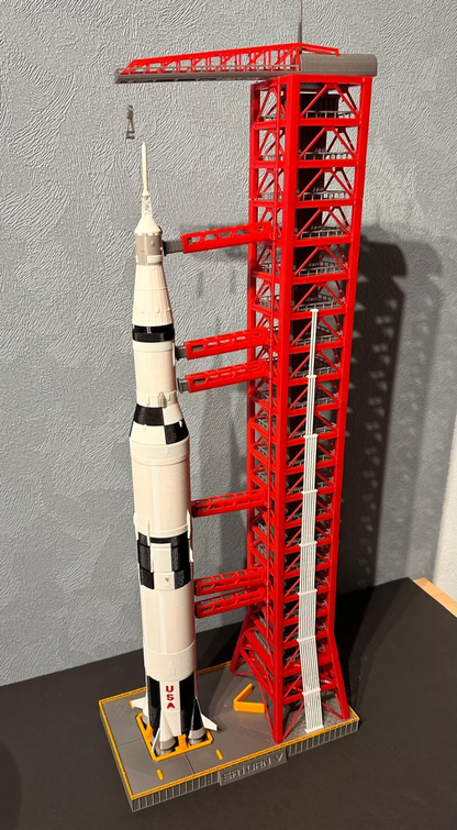 Saturn V Model Rocket Launch Tower 65cm Tall (1:200 Scale)