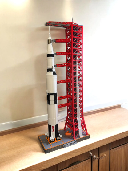 Saturn V Model Rocket Launch Tower 65cm Tall (1:200 Scale)